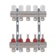 Коллектор латунный с расходомерами и евроконусами Thermo Alliance Standart 1" на 5 выходов TAS235W5E - изображение 1