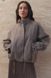 Жіноче демісезонне пальто прямого крою Seventeen XXL-3XL Коричневий (2000000208855) - изображение 3