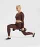 Спортивний лонгслів Gymshark b3a5vc59 XXL коричневий (100006556) - зображення 4