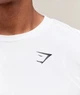 Спортивная футболка из хлопка Gymshark a1a3e1c59 M белая (100006643) - изображение 4