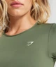 Спортивный топ Gymshark b8a2kc58 XS хаки (100006092) - изображение 5