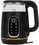 Електрочайник Adler AD 1305 black gold 1850-2200Вт/ 1.7л/ скло/ встановлення температури/ - изображение 1