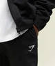 Спортивні штани з бавовни Gymshark a2a4h3c59 S чорні (100010659) - зображення 3