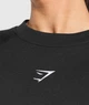 Свитшот из хлопка оверсайз Gymshark b5a9rc59 S черный (100006555) - изображение 5