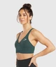 Спортивний топ Gymshark b3a4k1c58 S темно-зелений (100006107) - зображення 3