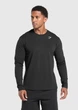 Спортивний лонгслів з бавовни Gymshark a1a9ec59 L чорний (100006641) - зображення 1