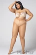 Колготки большого размера Mona Hip-Notic Bikini 20 den 7 Бежевые - изображение 6