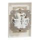 Розетка Schneider Electric ASFORA с заземлением двойная крем 16А (EPH9900123) - изображение 7
