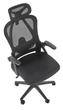 Fotel biurowy Halmar V-CH-NEGRO-FOT Regulowany Zagłówek Czarny (5905248131590) - obraz 4