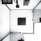 Гидромассажный бокс INSANA Kira Черный 90*90*210 12 см низкий поддон встроенные полки для хранения ( А0056723 ) - изображение 4