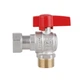 Кран кульовий кутовий 3/4"вз з накидною гайкою Standart TAS224W20 Thermo Alliance - зображення 4