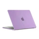 Чехол HardShell Matte Case для MacBook Air 13.6 2022-2026 M2/M3/M4/M5 A2681/A3113/A3240/A3449 — Purple фиолетовая матовая защитная накладка - изображение 4