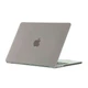 Чехол HardShell Matte Case для MacBook Air 13.6 2022-2026 M2/M3/M4/M5 A2681/A3113/A3240/A3449 — серая матовая защитная накладка - изображение 1