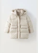 Зимова куртка ZARA бежева для дівчинки 9-10 років 140 см. - изображение 1