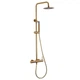 Душова система IMEX MONZA BRUSHED GOLD BDM039/OC матове золото - зображення 1