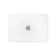 Чехол HardShell Matte Case для MacBook Air 13.6 2022-2026 M2/M3/M4/M5 A2681/A3113/A3240/A3449 — White прозрачная матовая белая защитная накладка - изображение 3