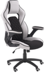 Офісне крісло Halmar V-CH-SONIC-FOT Поворотне Чорно - біле (5905248116412) - зображення 1