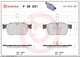 Тормозные колодки дисковые передние Brembo (P36031) - изображение 1