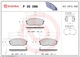 Тормозные колодки дисковые передние Brembo (P30086) - изображение 1
