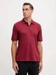 Поло длинное мужское Armani Exchange 799281186 2XL Бордовое (1159855344) - изображение 1