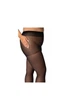 Колготки большого размера из микротюля Mona Sassy 40den 7 Черные - изображение 3