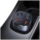 Автомобільний зарядний пристрій розгалужувач USAMS C28 Dual Cigarette Lighters Digital Black - изображение 6
