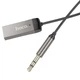 Автомобільний Bluetooth адаптер Hoco E78 Benefit car AUX BT receiver with cable BT5.3 1.2m Black - изображение 2