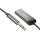 Автомобільний Bluetooth адаптер Hoco E78 Benefit car AUX BT receiver with cable BT5.3 1.2m Black - изображение 3