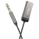 Автомобільний Bluetooth адаптер Hoco E78 Benefit car AUX BT receiver with cable BT5.3 1.2m Black - изображение 4