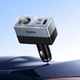 Адаптер автомобильный HOCO Smart cigarette lighter PD car charger Z65A |1USB/2Type-C/1DC, 165W, PD/QC| Black - изображение 7