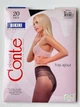 Колготки жіночі з ажурними трусиками Conte Elegant Bikini 20 Den 4 (L) Чорні (Nero) - зображення 1