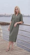 Платье летнее женское DEMMA 1139 46-48 Хаки - изображение 3