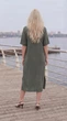 Платье летнее женское DEMMA 1139 46-48 Хаки - изображение 5