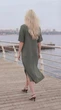 Платье летнее женское DEMMA 1139 46-48 Хаки - изображение 7
