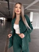 Жіночий прогулянковий велюровий костюм (сорочка+штани) Uaclothes 48-50 Зелений (like36931-173581371) - зображення 6