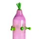 Рожевий презерватив з рядом кульок і вусиками на кінчику Recare Monster Spike Condom - зображення 2