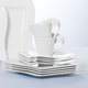Кавовий сервіз Villeroy & Boch NewWave з 12 предметів на 4 персони преміальна порцеляна білий - зображення 3