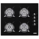 Варочная поверхность KUMTEL KO-40TAHDF BLACK KUMTEL KO-40TAHDF BLACK 945625 - изображение 1