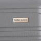 Валіза 39 л Semi Line T5715-1 Світло-сіра (5903563571510) - зображення 7