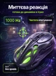 Мышь игровая FMOUSE V2 беспроводная лазерная компактная с подсветкой LED 2.4 GHz USB приемник перезаряжаемая для работы и игр офисная совместимая Windows Mac Android Linux точный сенсор мышка мобильная черная ПК Bluetooth RGB аккумуляторная - изображение 3