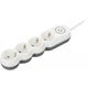 Сітковий фільтр 2Е Plus 4XSchuko з вимикачем 3G1.0*3M, white 2E-U04VESM3W - зображення 3