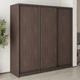 Шкаф-купе трехдверный MebelStar Стандарт BG 3ДСП 210x45x210 см Дуб ристрето (MBS-8295) - изображение 1