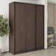 Шкаф-купе трехдверный MebelStar Комбо BG 3ДСП 180x60x240 см Дуб ристрето (MBS-9538) - изображение 1