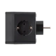 Мережевий адаптер 2E AD431 3xТипF, 16A, 2xUSB-A, 1x USB-C Чорний (2E-AD431BK) - изображение 3