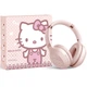 Детские беспроводные накладные наушники Hello Kitty розовые - изображение 1