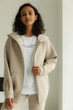 Жіноча утеплена трикотажна толстовка на блискавці Seventeen XXL-3XL Бежевий (2000000184579) - изображение 5