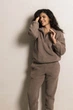 Жіночі штани з трикотажу Теді Seventeen XXL-3XL Коричневий (2000000185309) - изображение 1