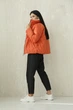 Жіноча зимова куртка з хутром Seventeen XXL-3XL Помаранчевий (2000000184364) - зображення 7