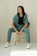 Жіночі флісові штани прямого фасону Seventeen XXL-3XL Оливковий (2000000184074) - изображение 1