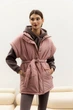 Жіночий утеплений жилет оверсайз з плащівки Seventeen XXL-3XL Рожевий (2000000182285) - зображення 4